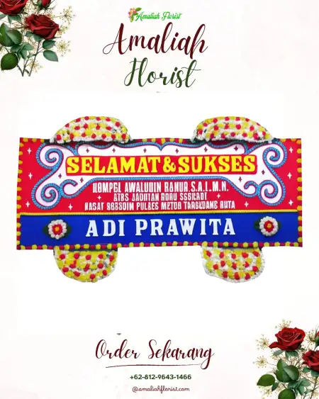 Papan Bunga Ucapan Selamat Natah
