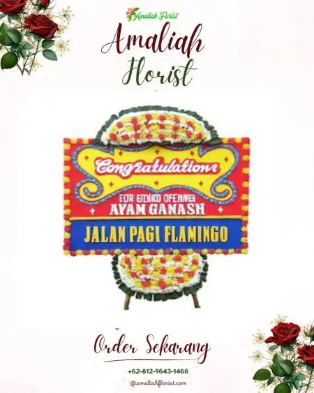 Sewa Papan Bunga Natah