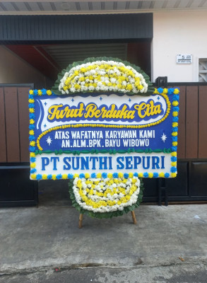 Papan Bunga Duka di Natah